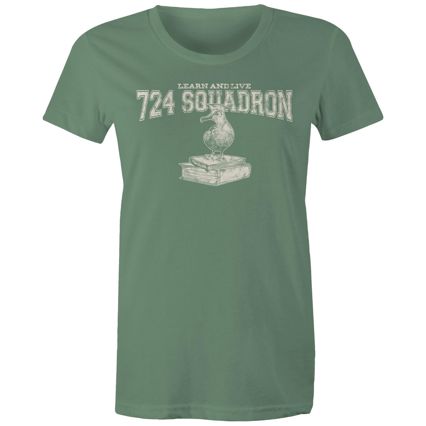 724 Squadron Women's T-shirt (style Alpha, white)