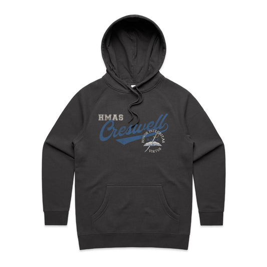 HMAS Creswell Women's Hoodie (style Bravo)
