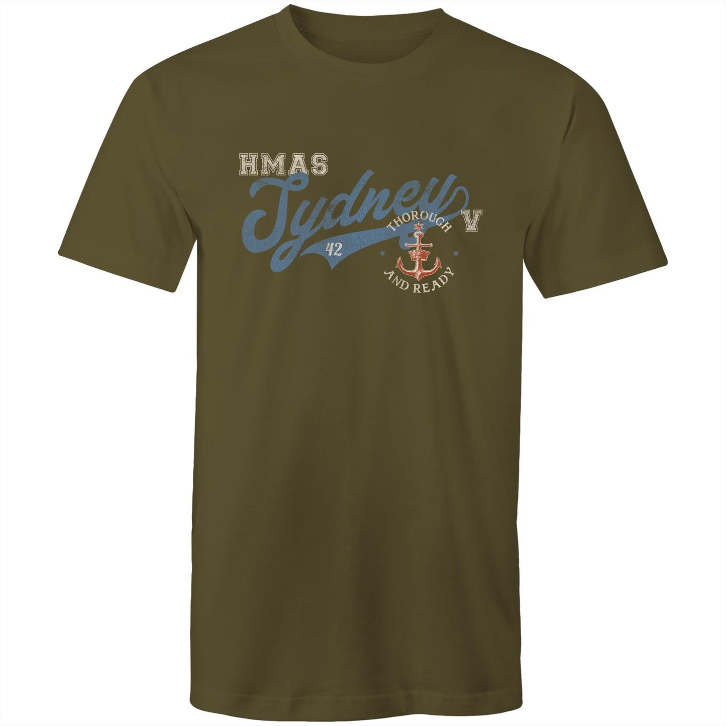 HMAS Sydney (V) DDG42 Men's T-shirt (style Bravo)