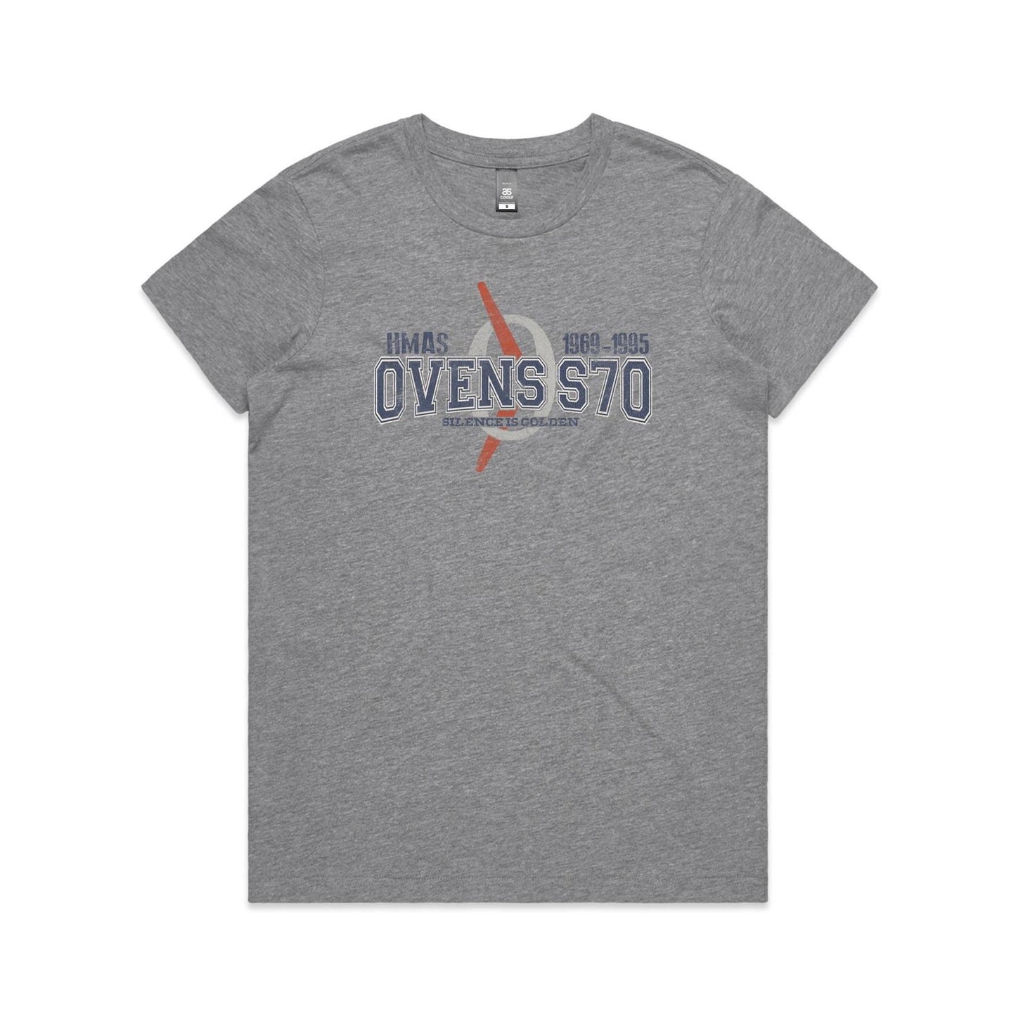 HMAS Ovens S70 Women's T-shirt (style Oscar Bravo)
