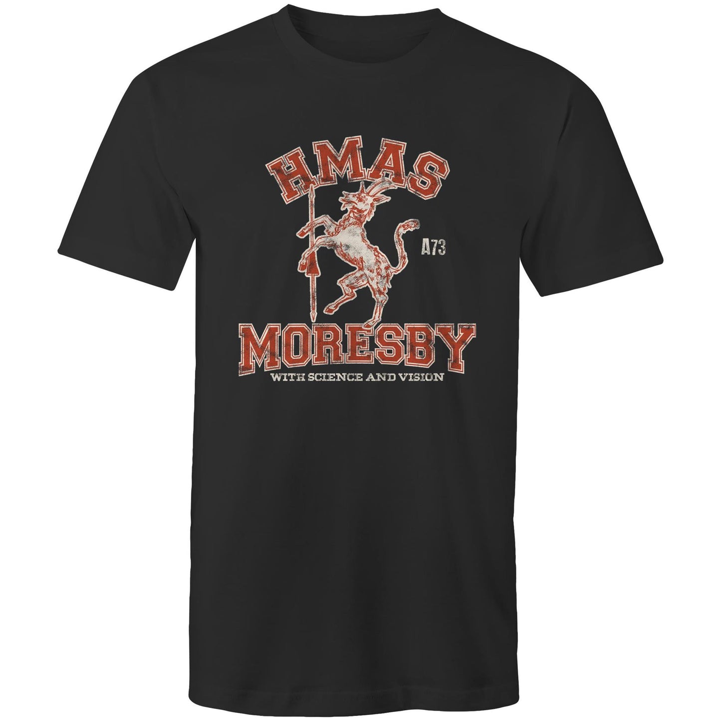 HMAS Moresby (II) A73 Men's T-shirt (style Alpha, colour)