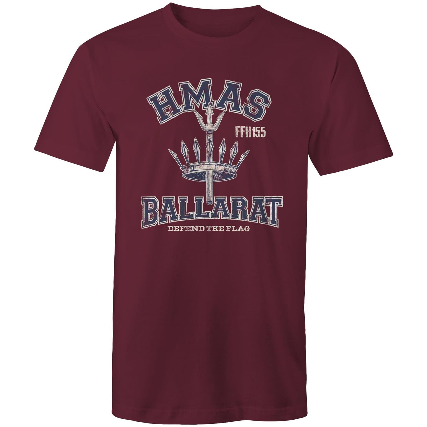HMAS Ballarat (II) FFH155 Men's T-shirt (style Alpha, blue)