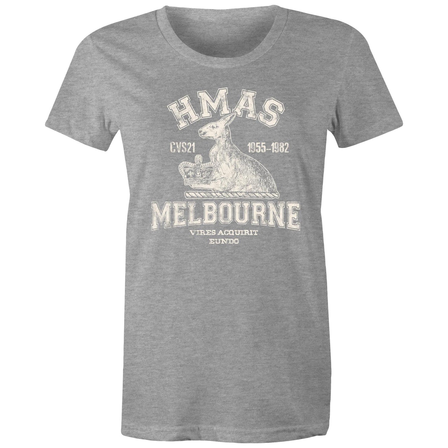 HMAS Melbourne (II) CVS21 Women's T-shirt (style Alpha, white)