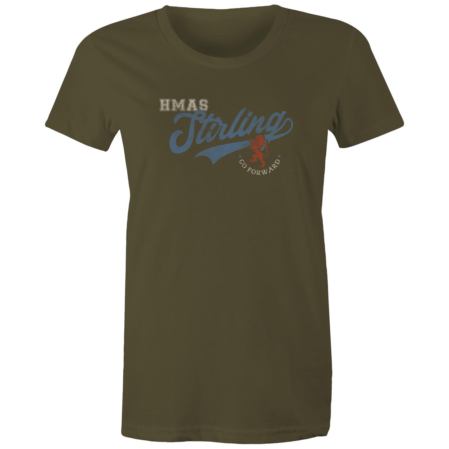HMAS Stirling Women's T-shirt (style Bravo)