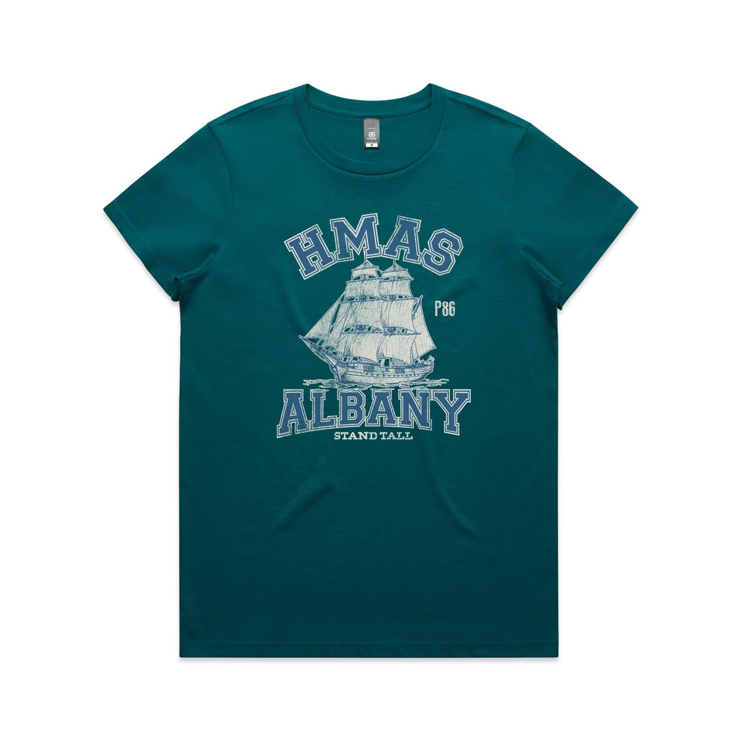 HMAS Albany P86 Women's T-shirt (style Alpha, colour)