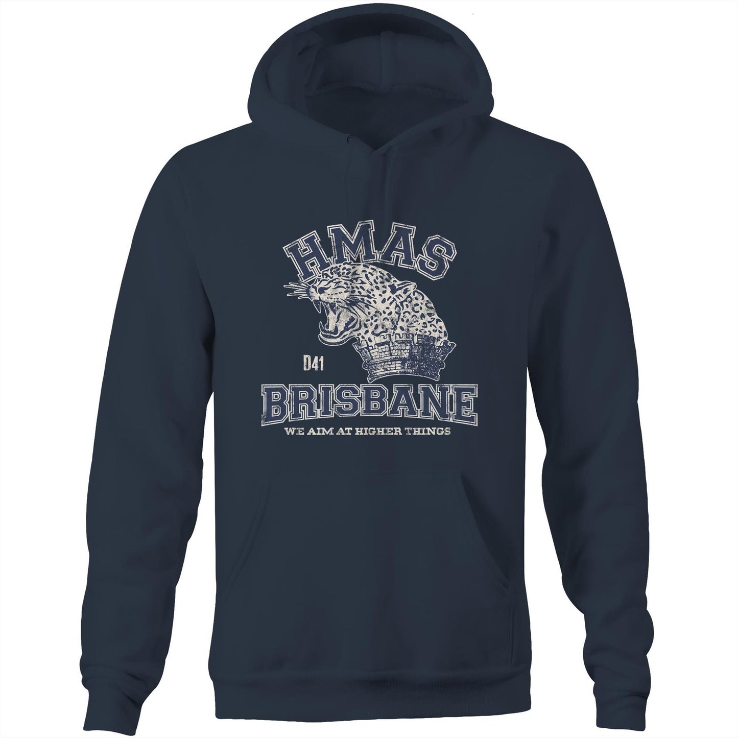 HMAS Brisbane (II) D41 Men's Hoodie (style Alpha)