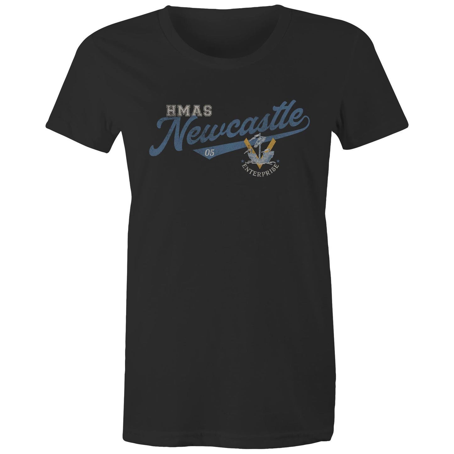 HMAS Newcastle FFG06 Women's T-shirt (style Bravo)