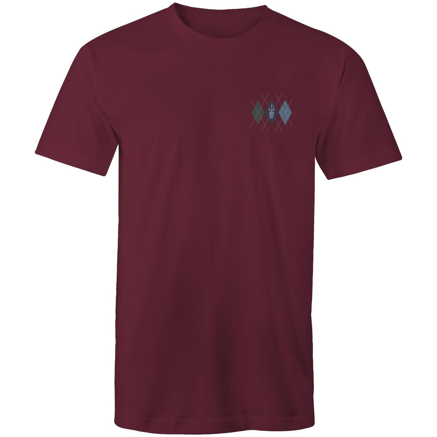 Proud Navy Pop (Argyle) Men's T-shirt