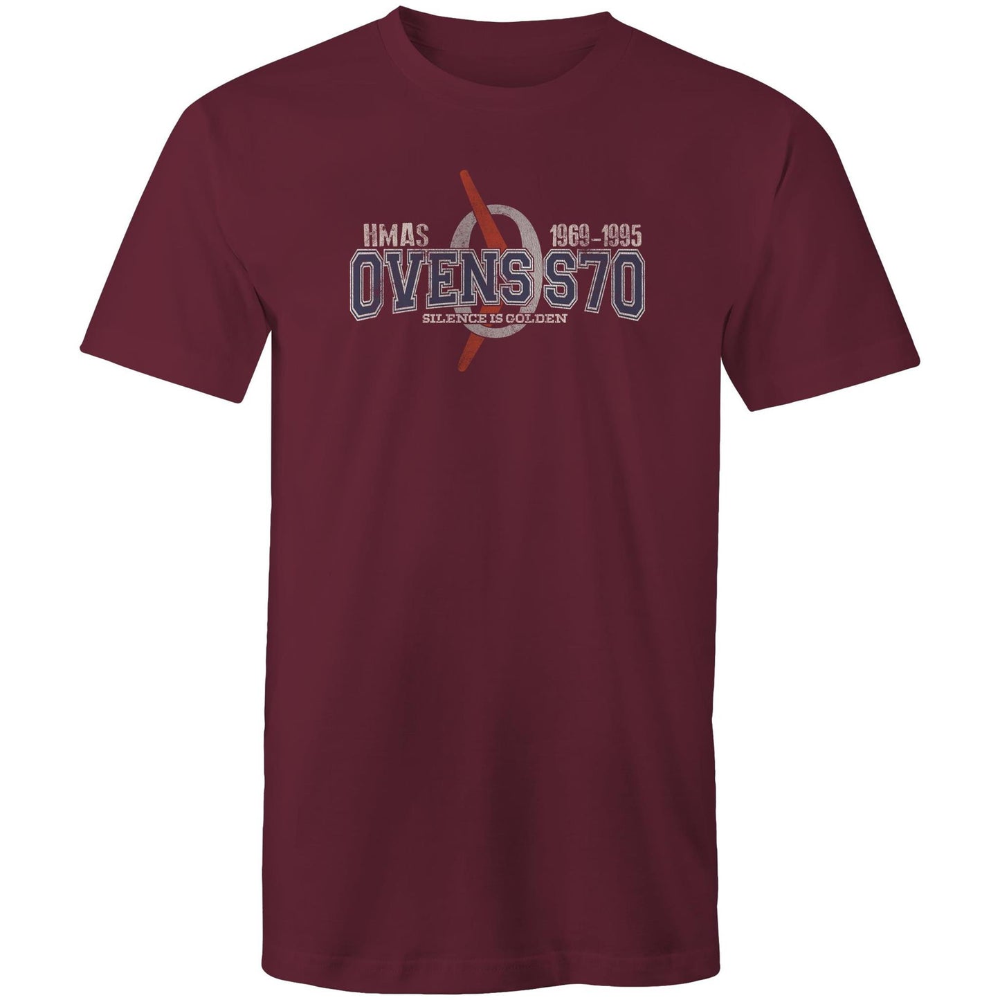 HMAS Ovens S70 Men's T-shirt (style Oscar Bravo)