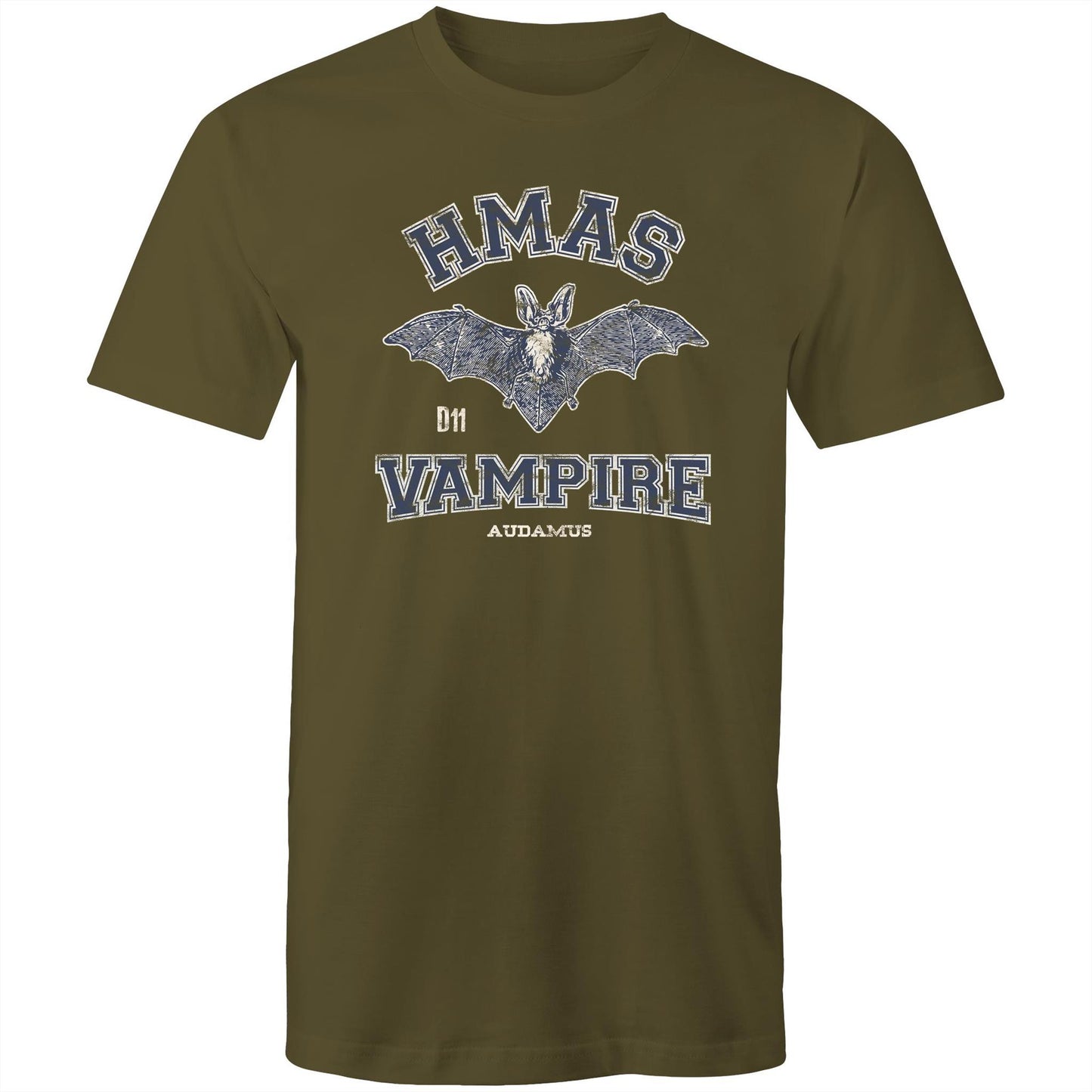 HMAS Vampire D11 Men's T-shirt (style Alpha, blue)