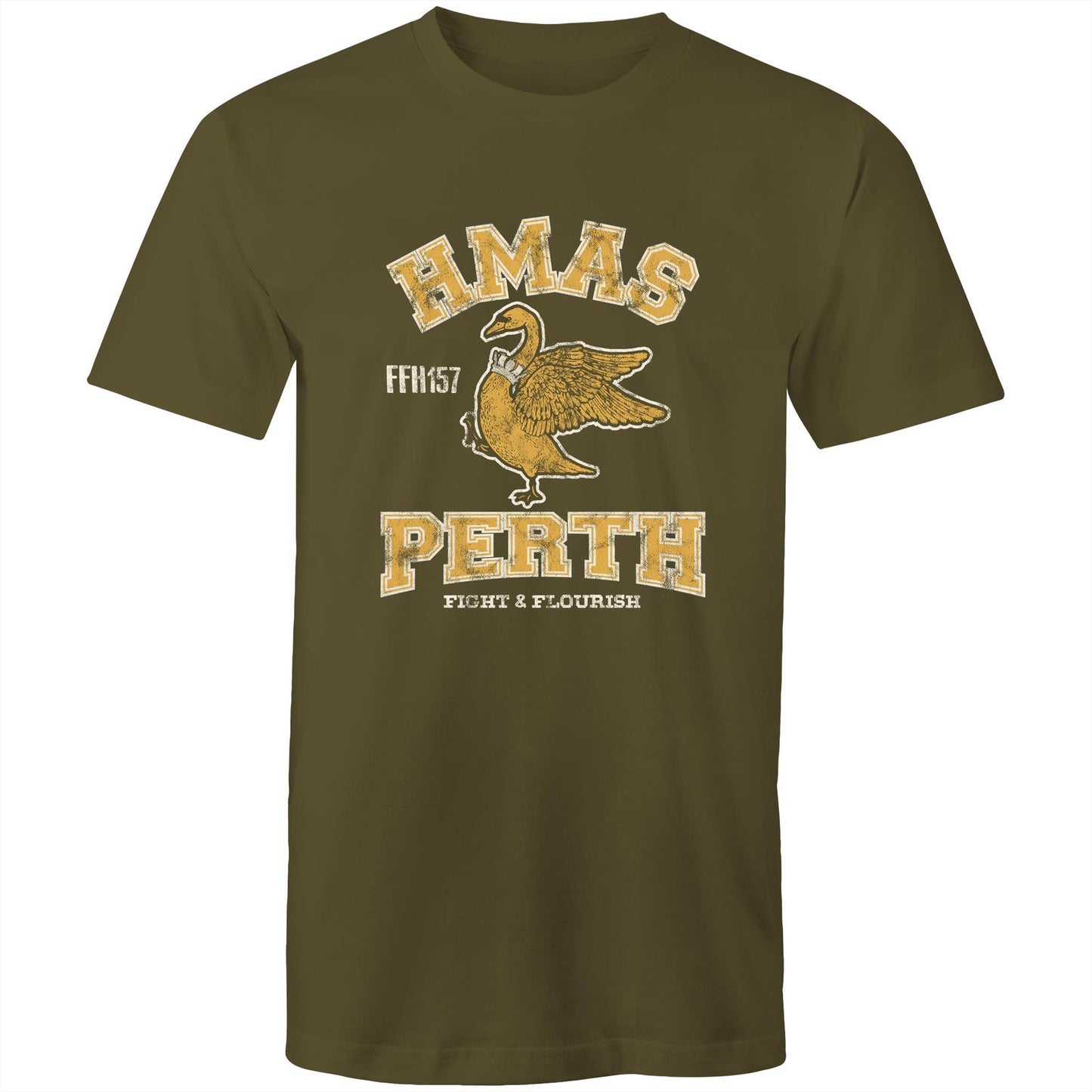 HMAS Perth (III) FFH157 Men's T-shirt (style Alpha, colour)