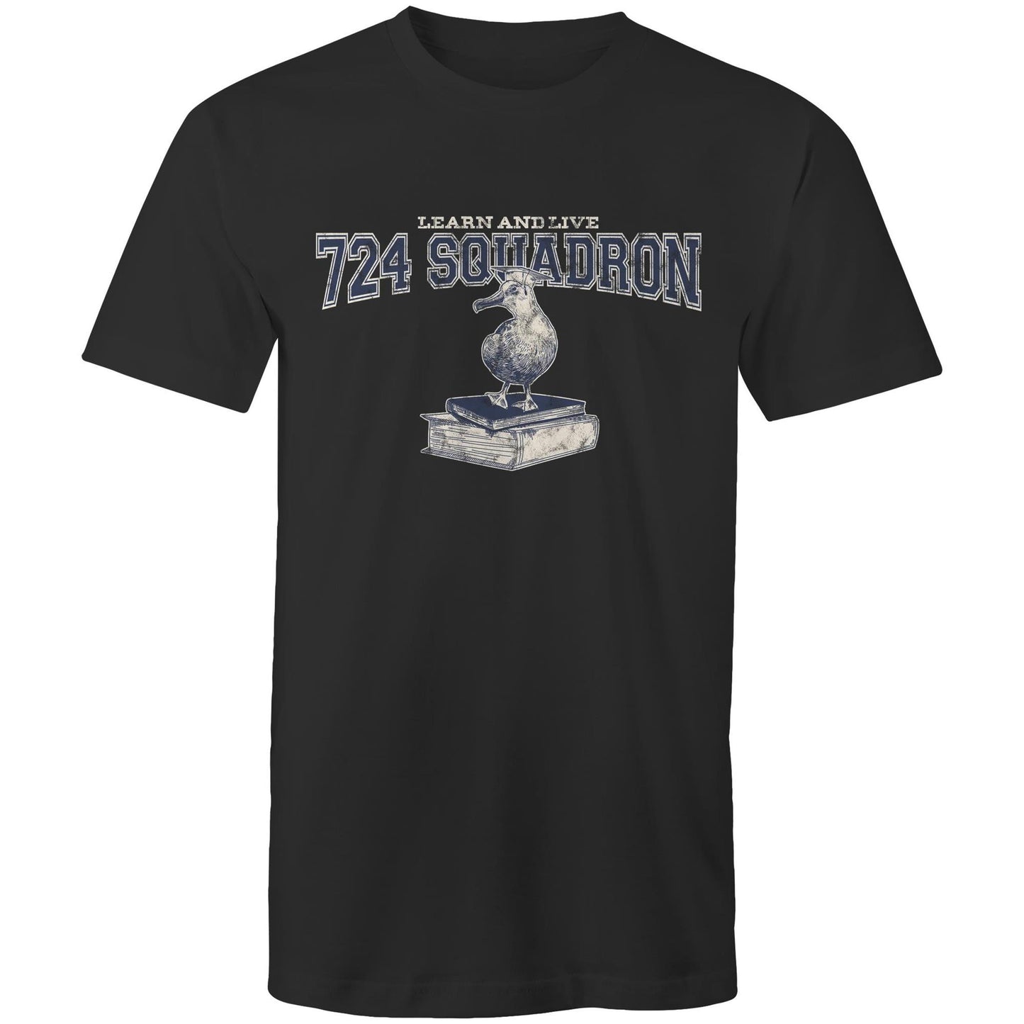 724 Squadron Men's T-shirt (style Alpha, blue)