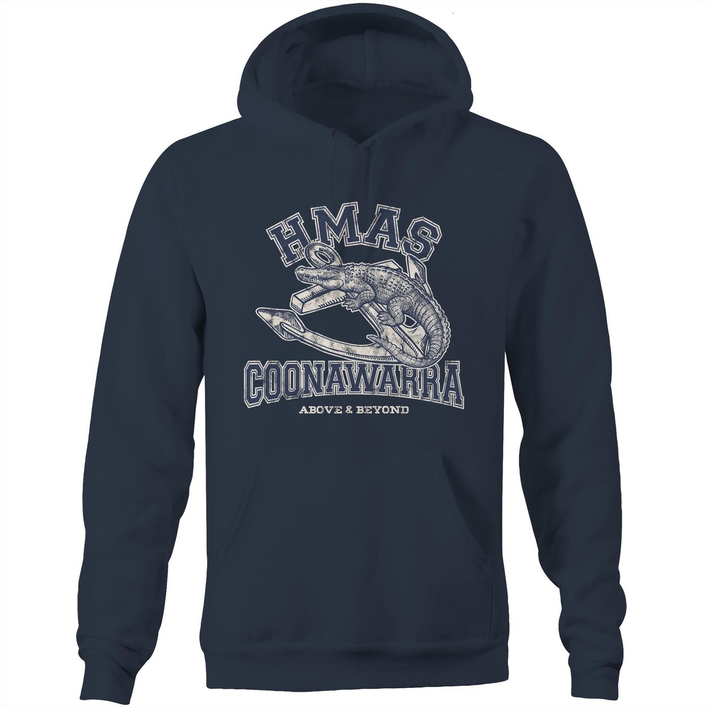 HMAS Coonawarra Men's Hoodie (style Alpha)