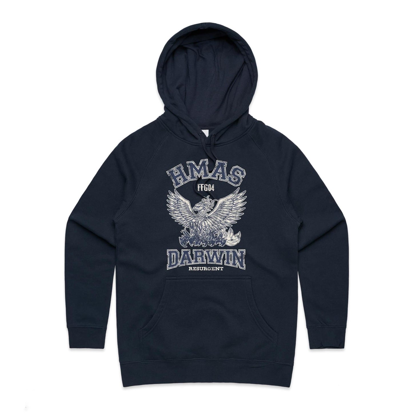 HMAS Darwin FFG04 Women's Hoodie (style Alpha)