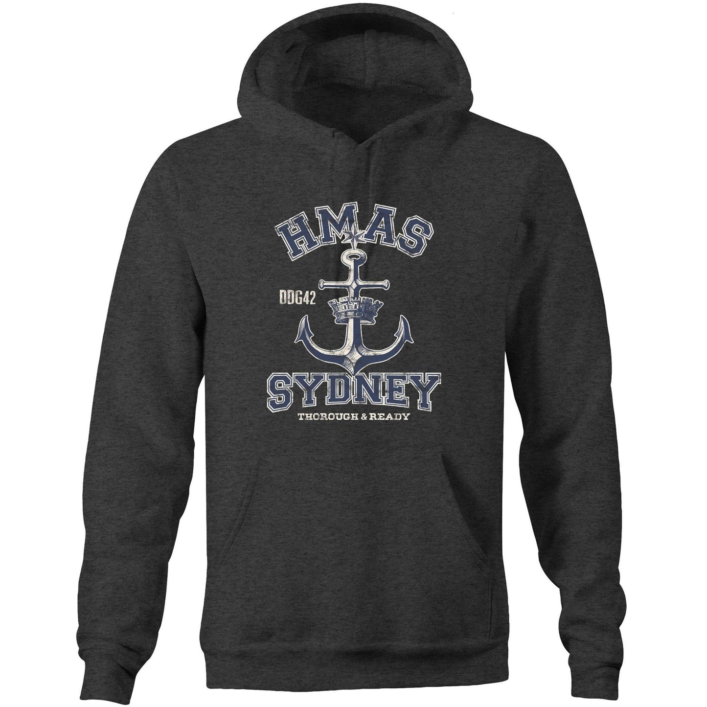 HMAS Sydney (V) DDG42 Men's Hoodie (style Alpha)