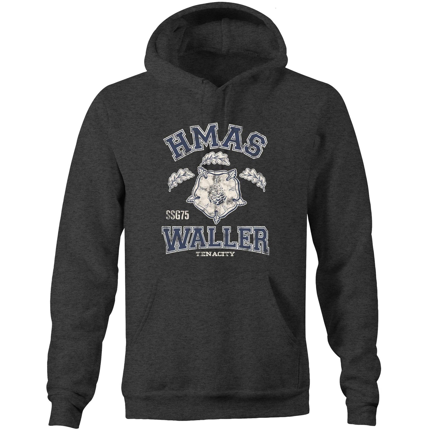 HMAS Waller SSG75 Men's Hoodie (style Alpha)