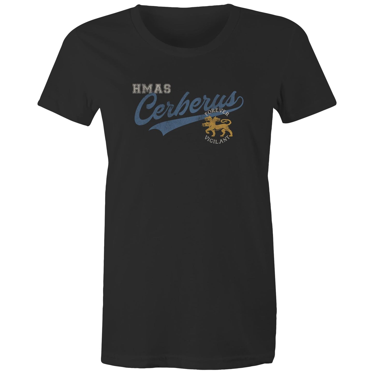 HMAS Cerberus Women's T-shirt (style Bravo)