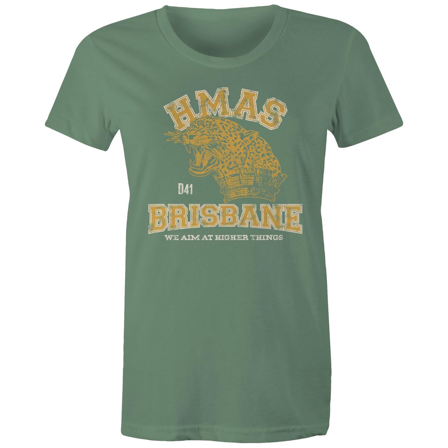 HMAS Brisbane (II) D41 Women's T-shirt (style Alpha, colour)