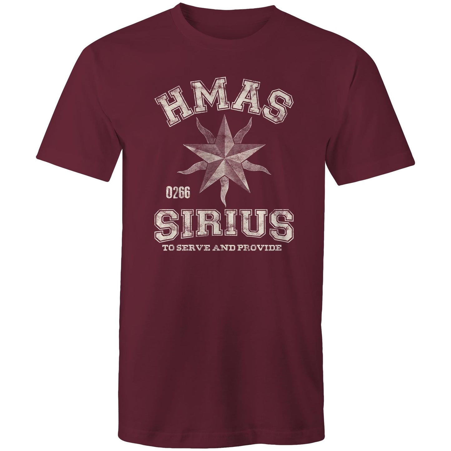 HMAS Sirius O266 Men's T-shirt white (style Alpha)