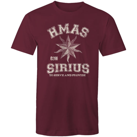 HMAS Sirius O266 Men's T-shirt white (style Alpha)