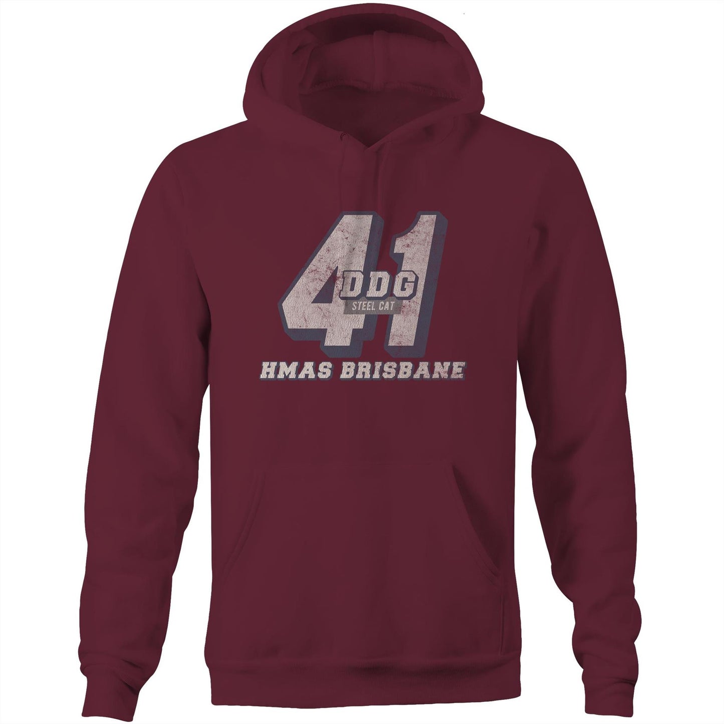 HMAS Brisbane (III) DDG41 Men's Hoodie (style Charlie)
