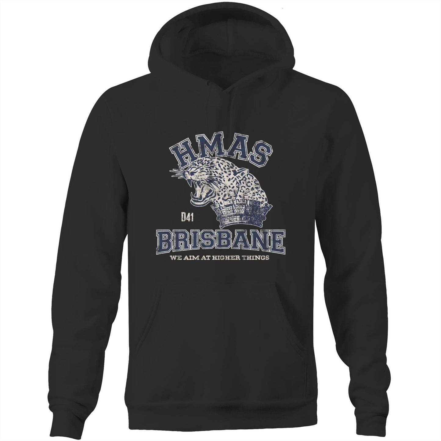 HMAS Brisbane (II) D41 Men's Hoodie (style Alpha)