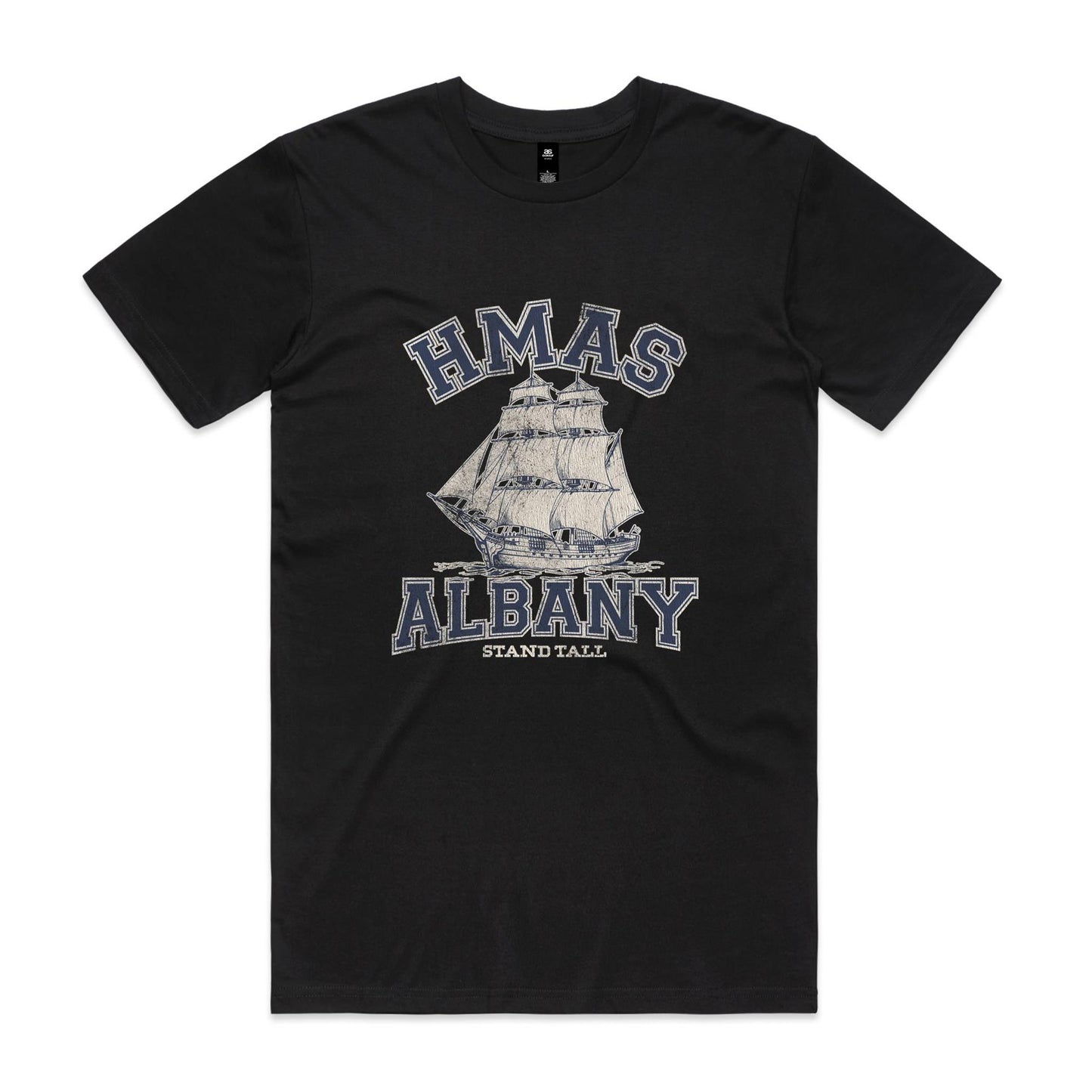HMAS Albany P86 Men's T-shirt (style Alpha, blue)