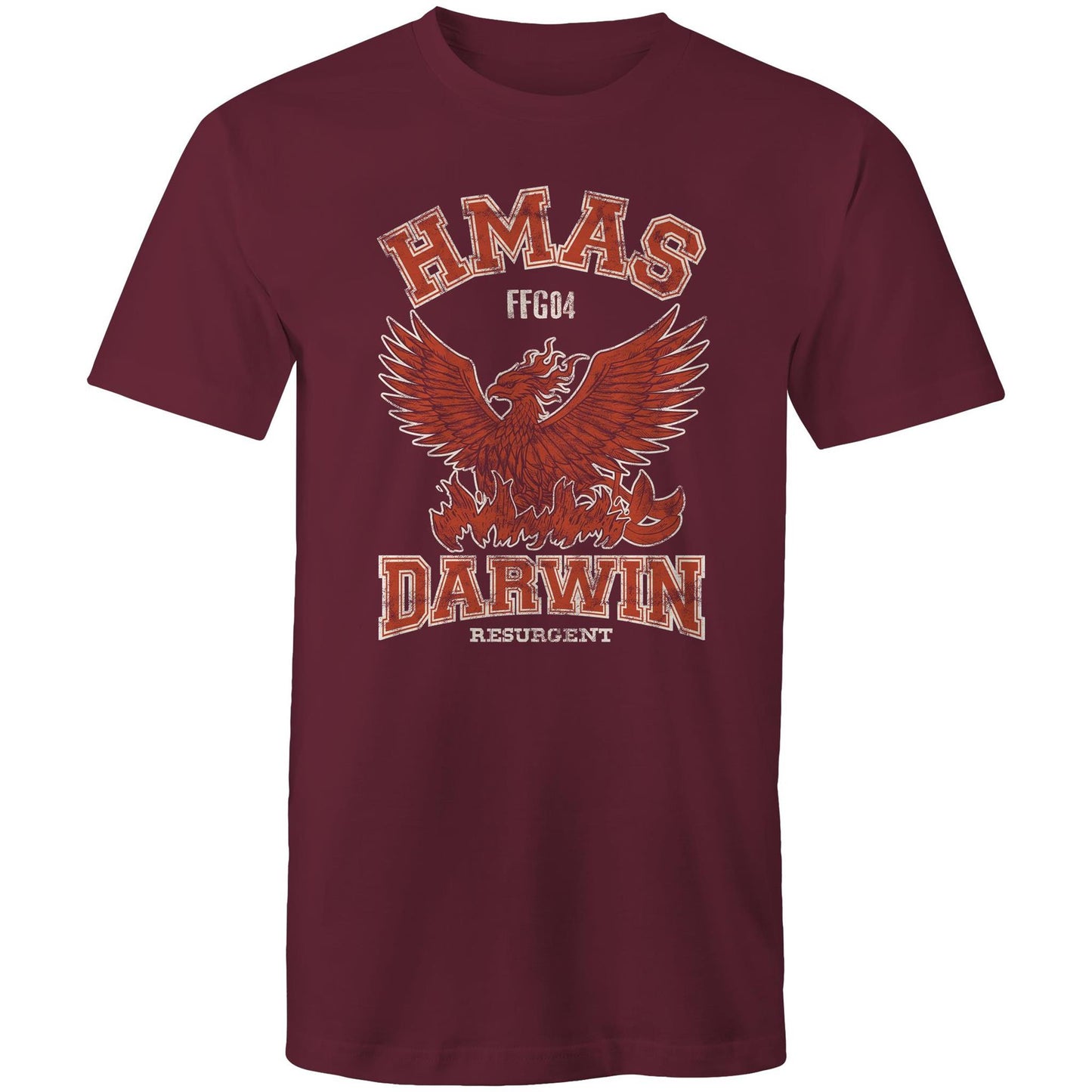 HMAS Darwin FFG04 Men's T-shirt (style Alpha, colour)