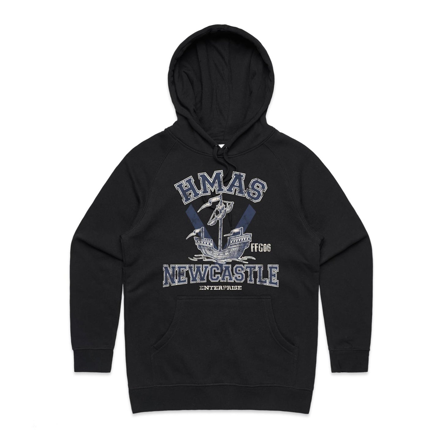 HMAS Newcastle FFG06 Women's Hoodie (style Alpha)