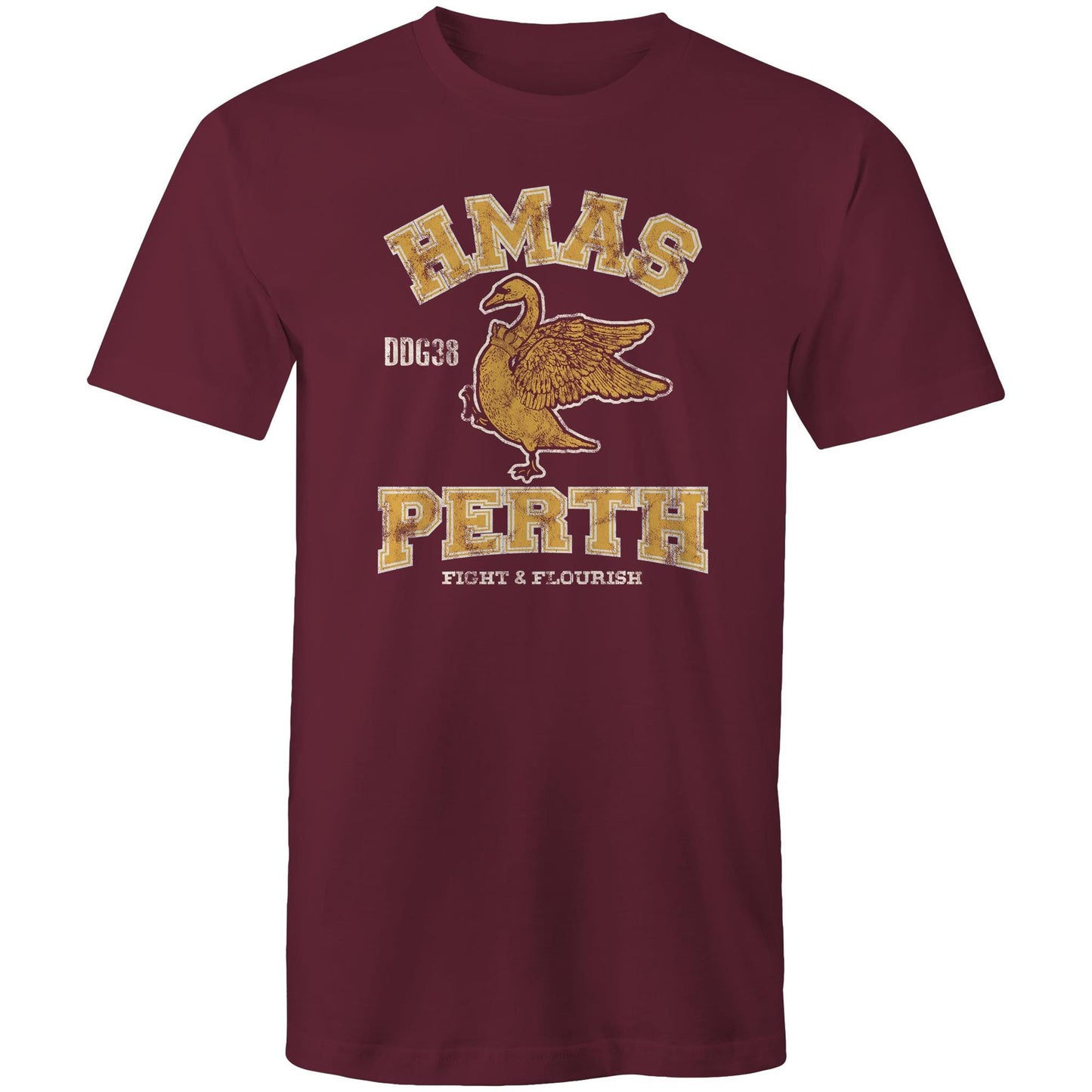 HMAS Perth (II) DDG38 Men's T-shirt (style Alpha, colour)