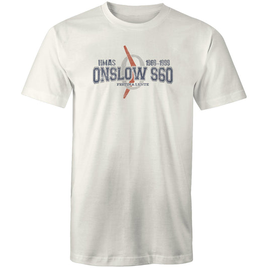 HMAS Onslow S60 Men's T-shirt (style Oscar Bravo)