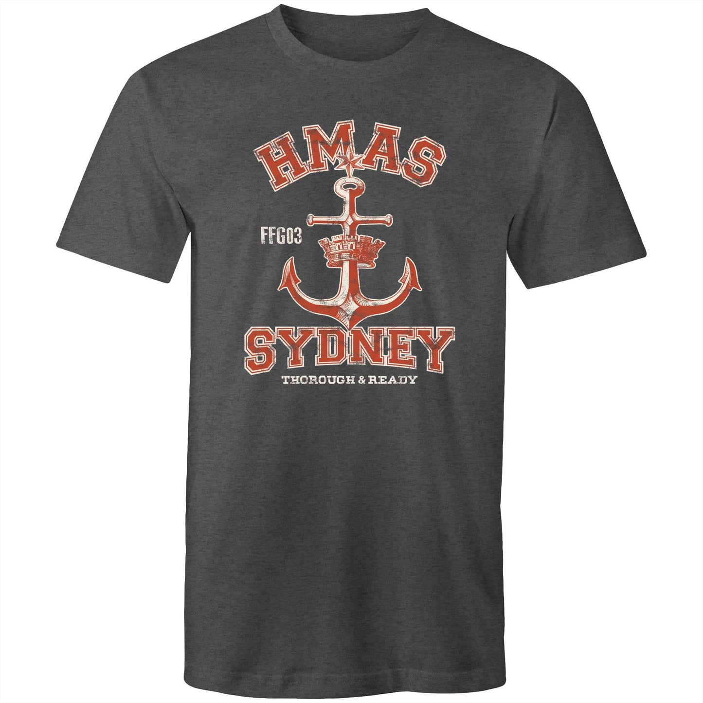 HMAS Sydney (IV) FFG03 Men's T-shirt (style Alpha, colour)