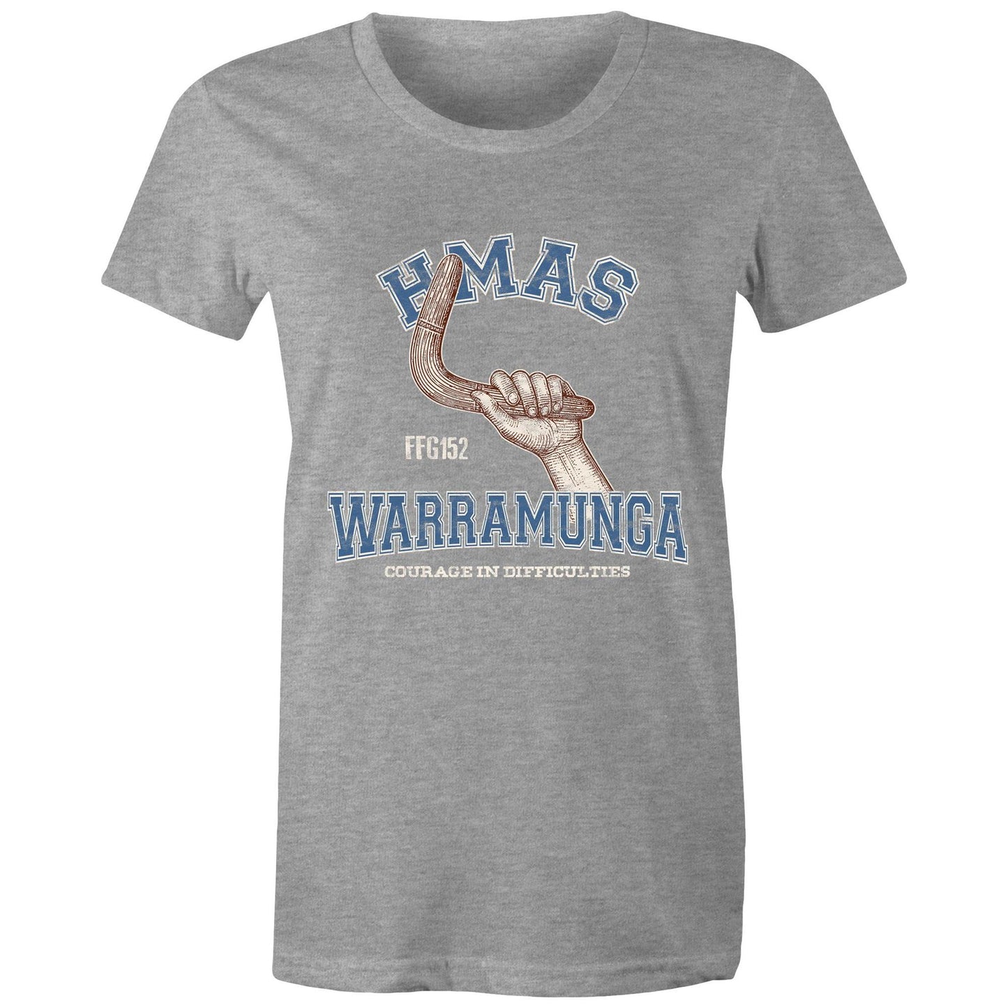 HMAS Warramunga (II) FFH152 Women's T-shirt (style Alpha, colour)