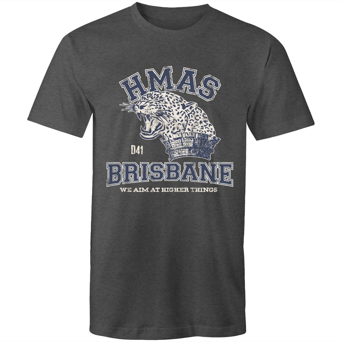 HMAS Brisbane (II) D42 Men's T-shirt (style Alpha, blue)