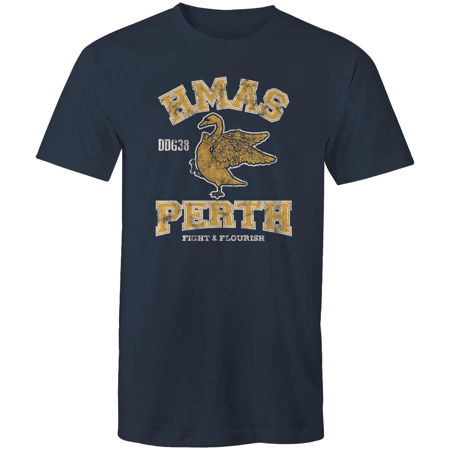 HMAS Perth (II) DDG38 Men's T-shirt (style Alpha, colour)