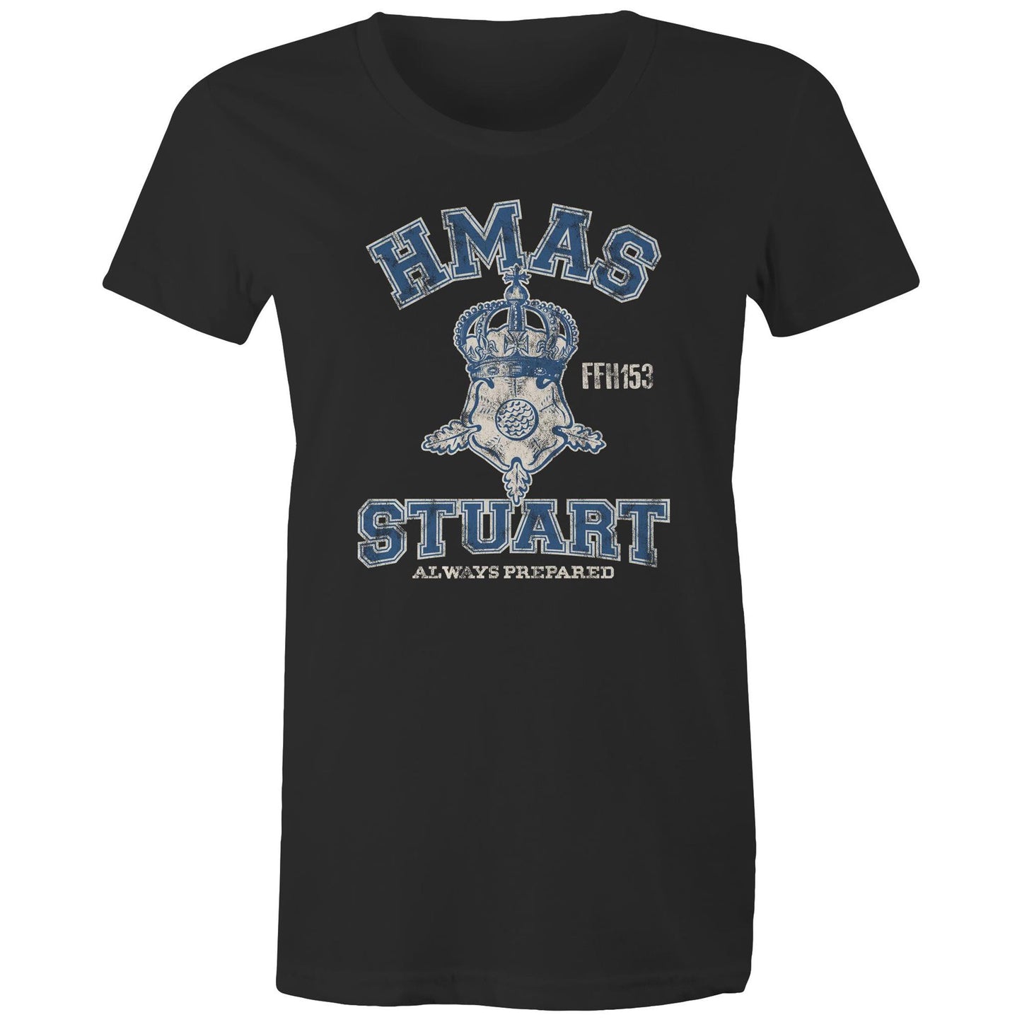 HMAS Stuart (III) FFH153 Women's T-shirt (style Alpha, colour)