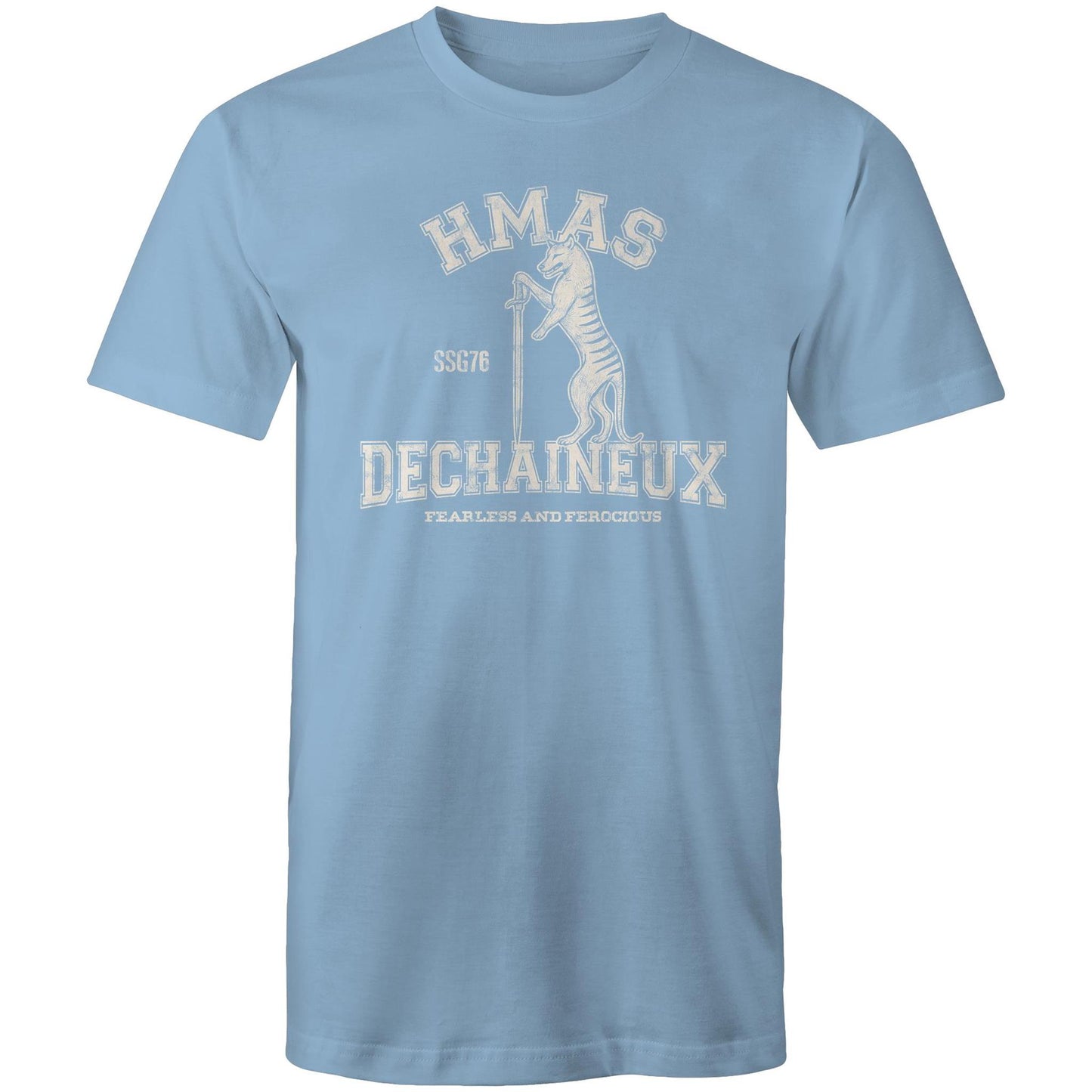 HMAS Dechaineux SSG76 Men's T-shirt (style Alpha, white)
