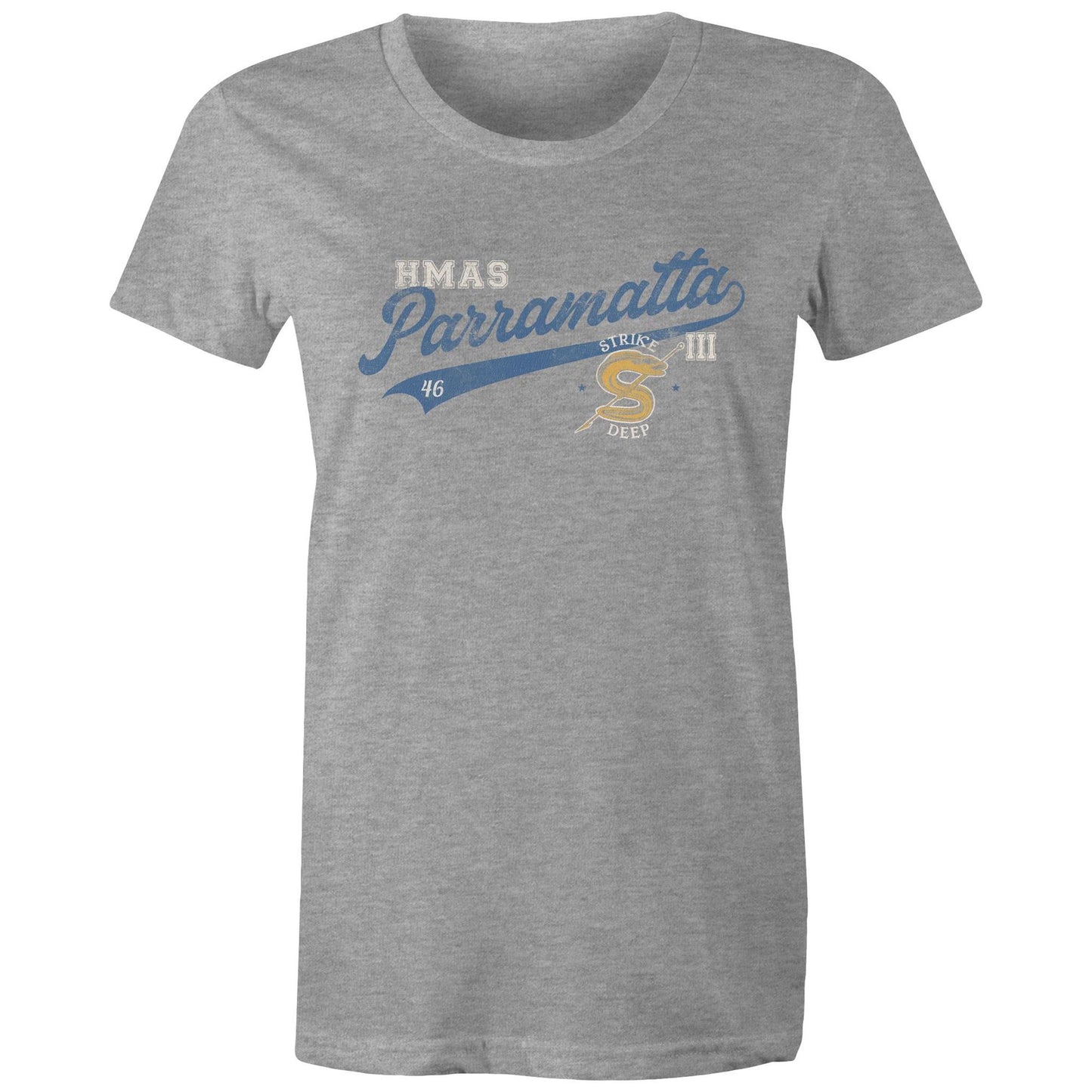 HMAS Parramatta (III) DE46 Women's T-shirt (style Bravo)