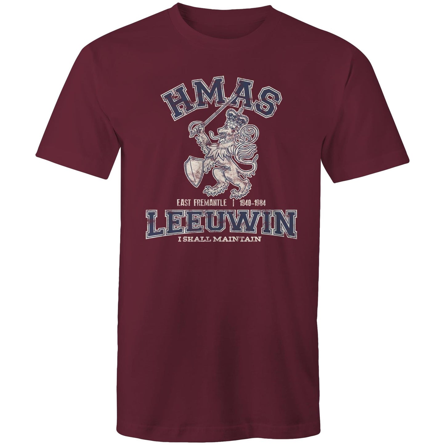 HMAS Leeuwin Men's T-shirt (style Alpha, blue)