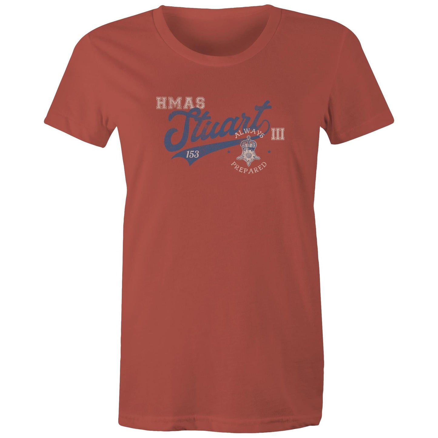 HMAS Stuart (III) FFH153 Women's T-shirt (style Bravo)