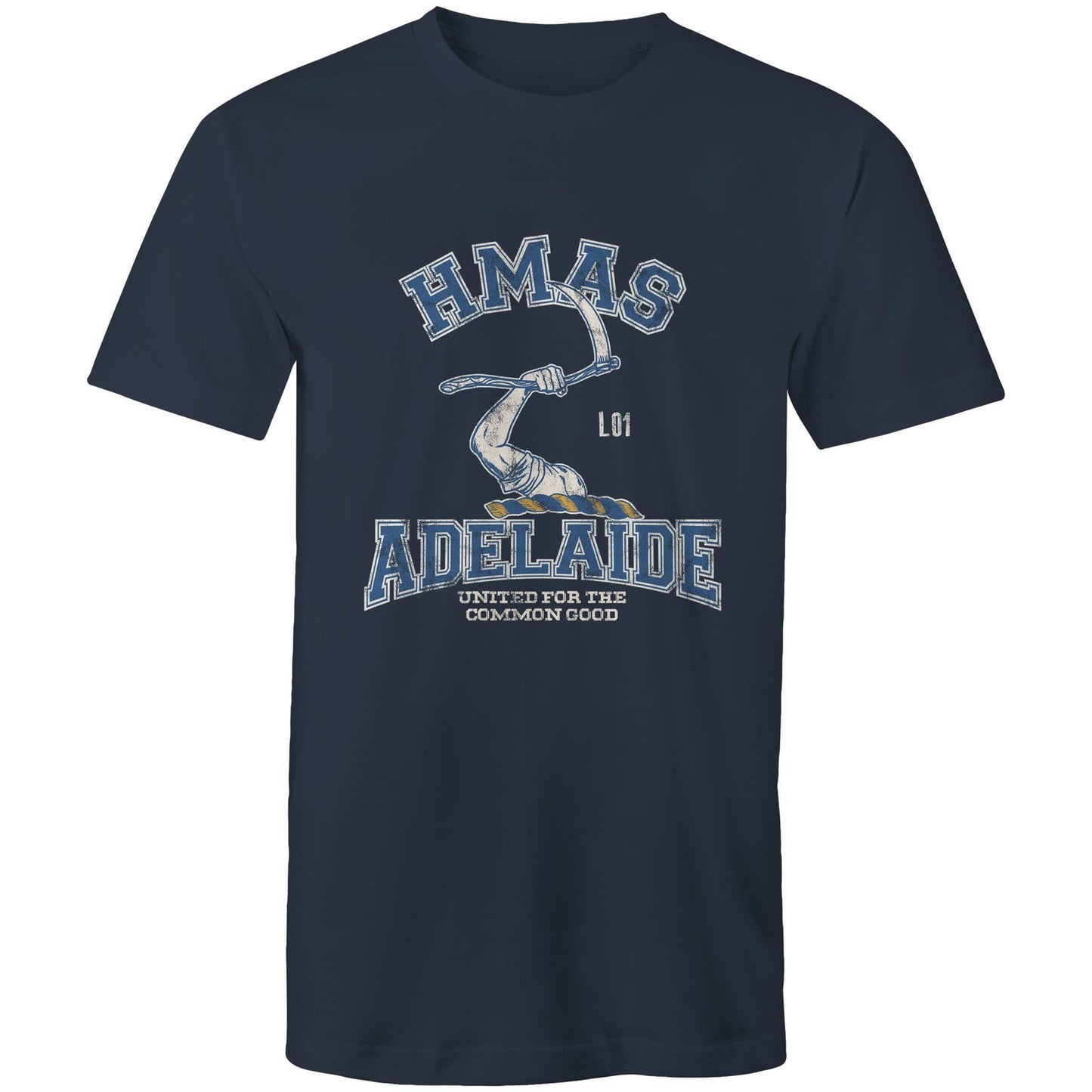 HMAS Adelaide (III) L01 Men's T-shirt (style Alpha, colour)