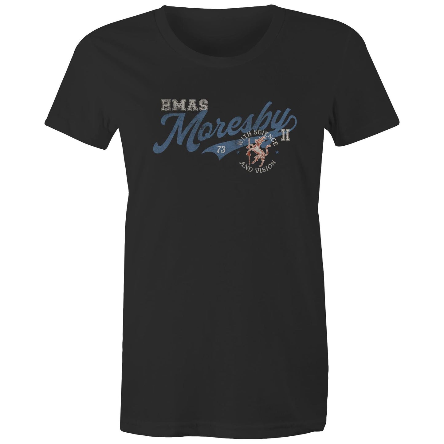 HMAS Moresby (II) A73 Women's T-shirt (style Bravo)