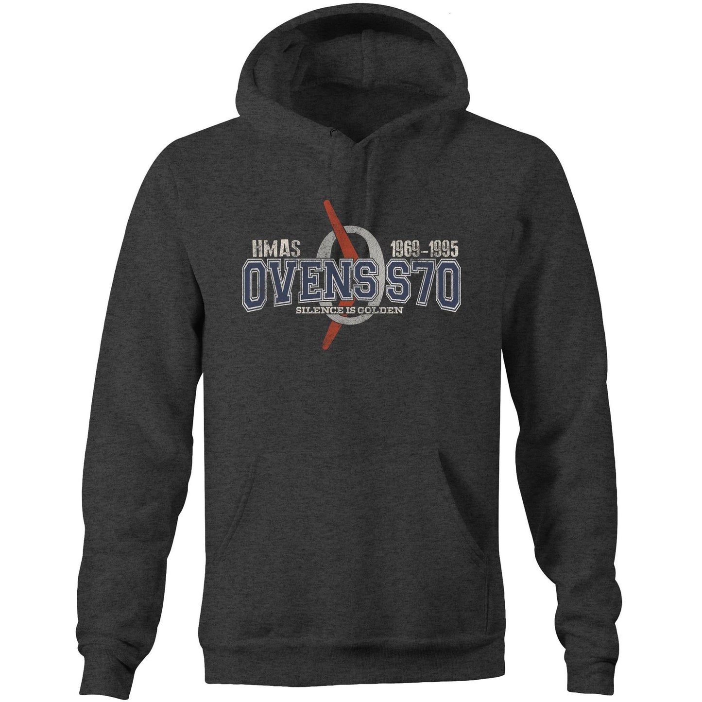 HMAS Ovens S70 Men's Hoodie (style Oscar Bravo)