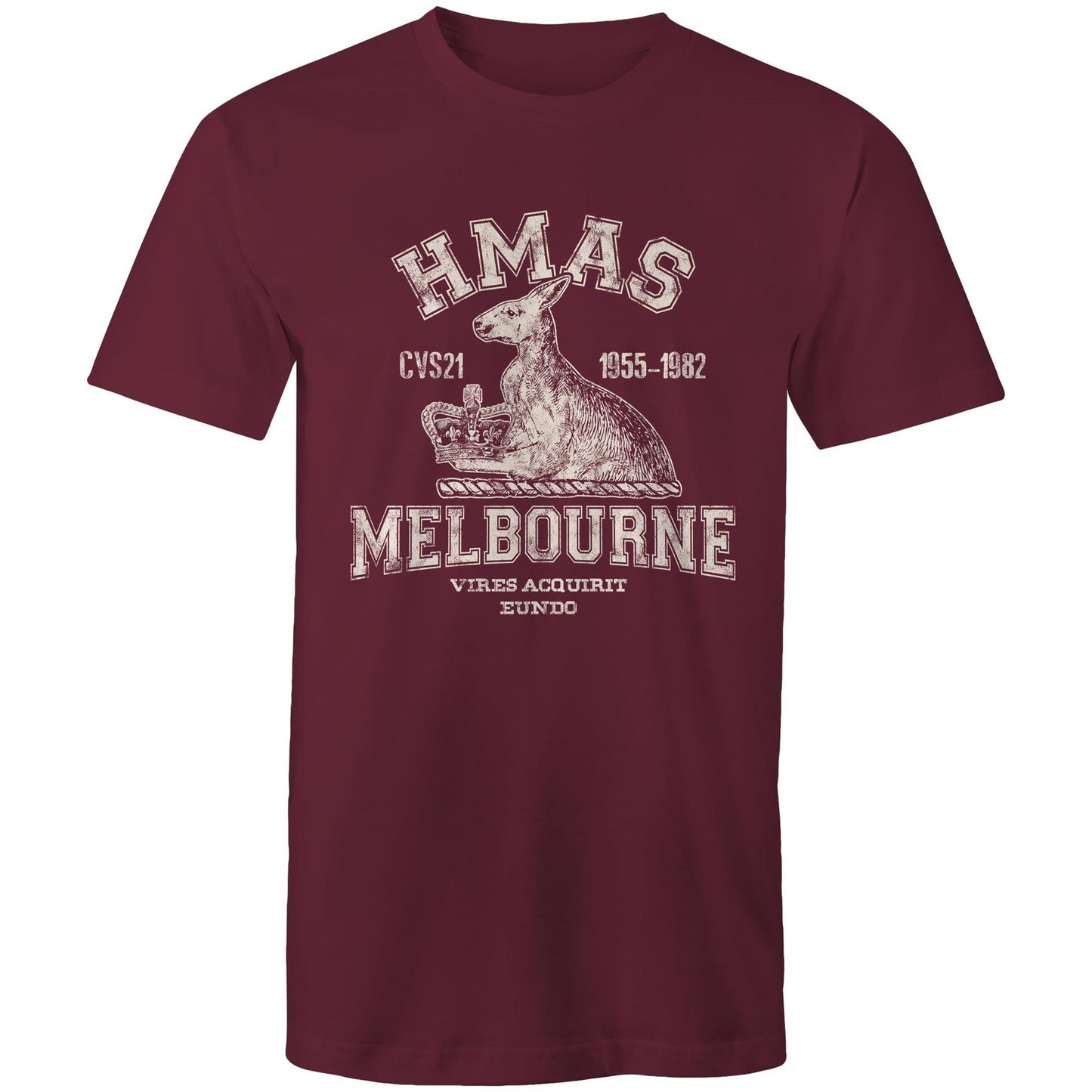HMAS Melbourne (II) CVS21 Men's T-shirt (style Alpha, white)