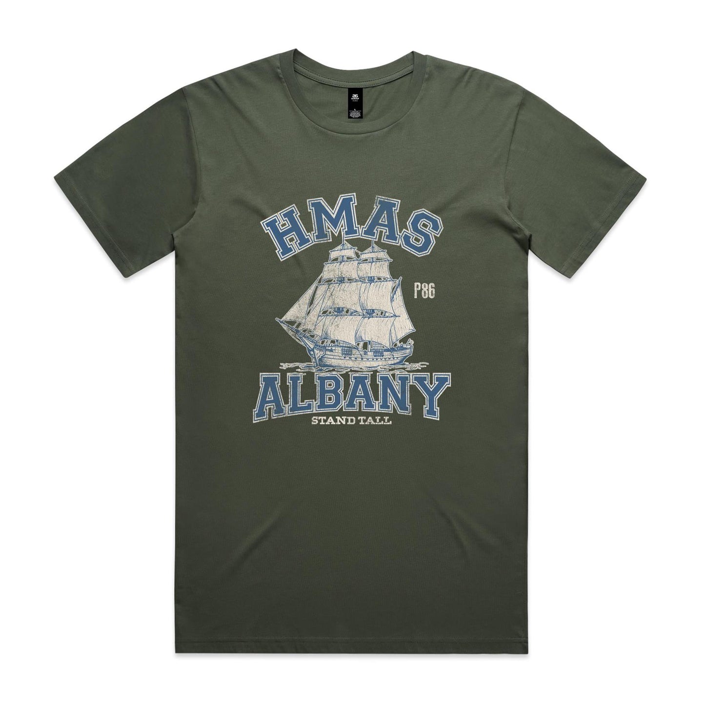 HMAS Albany P86 Men's T-shirt (style Alpha, colour)