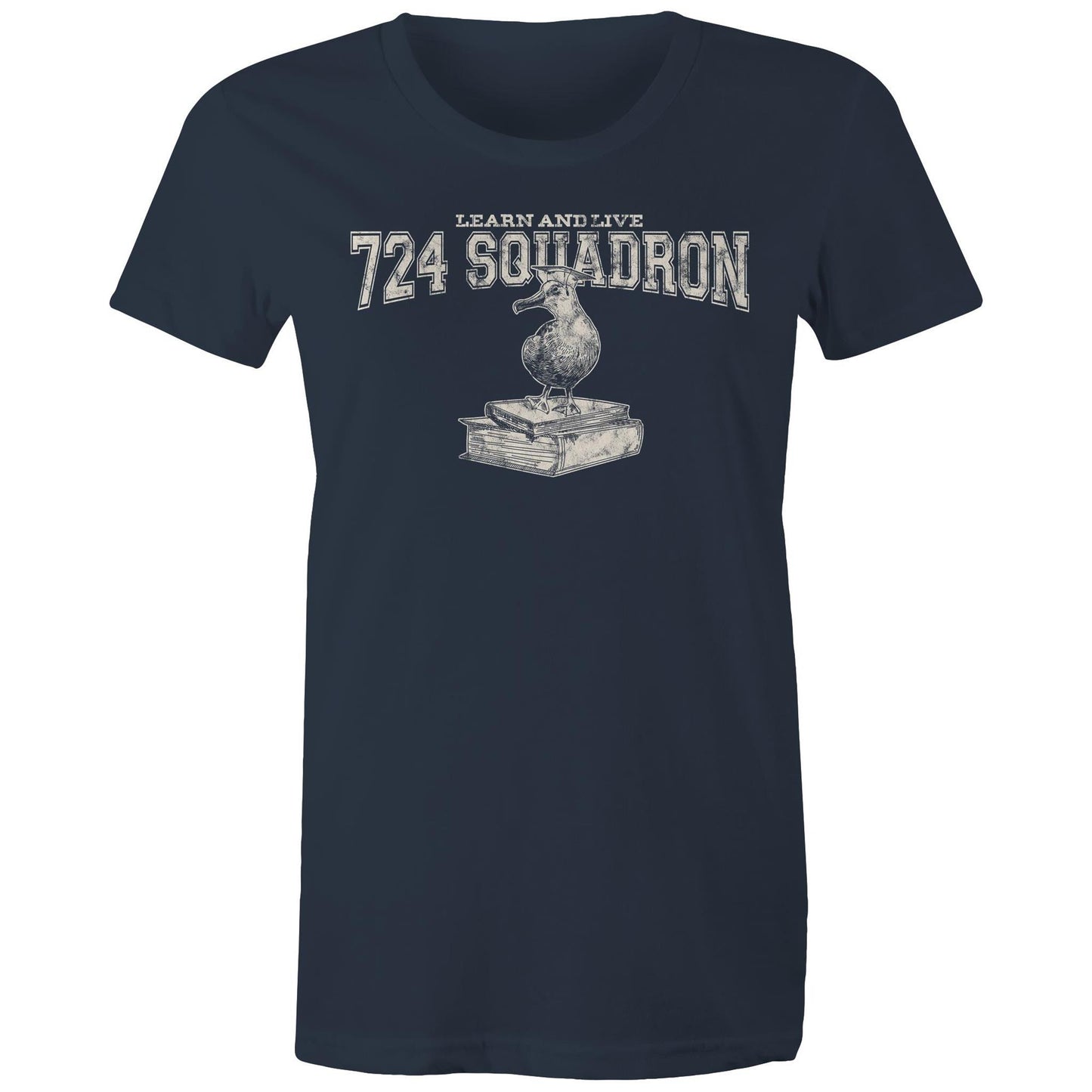 724 Squadron Women's T-shirt (style Alpha, white)
