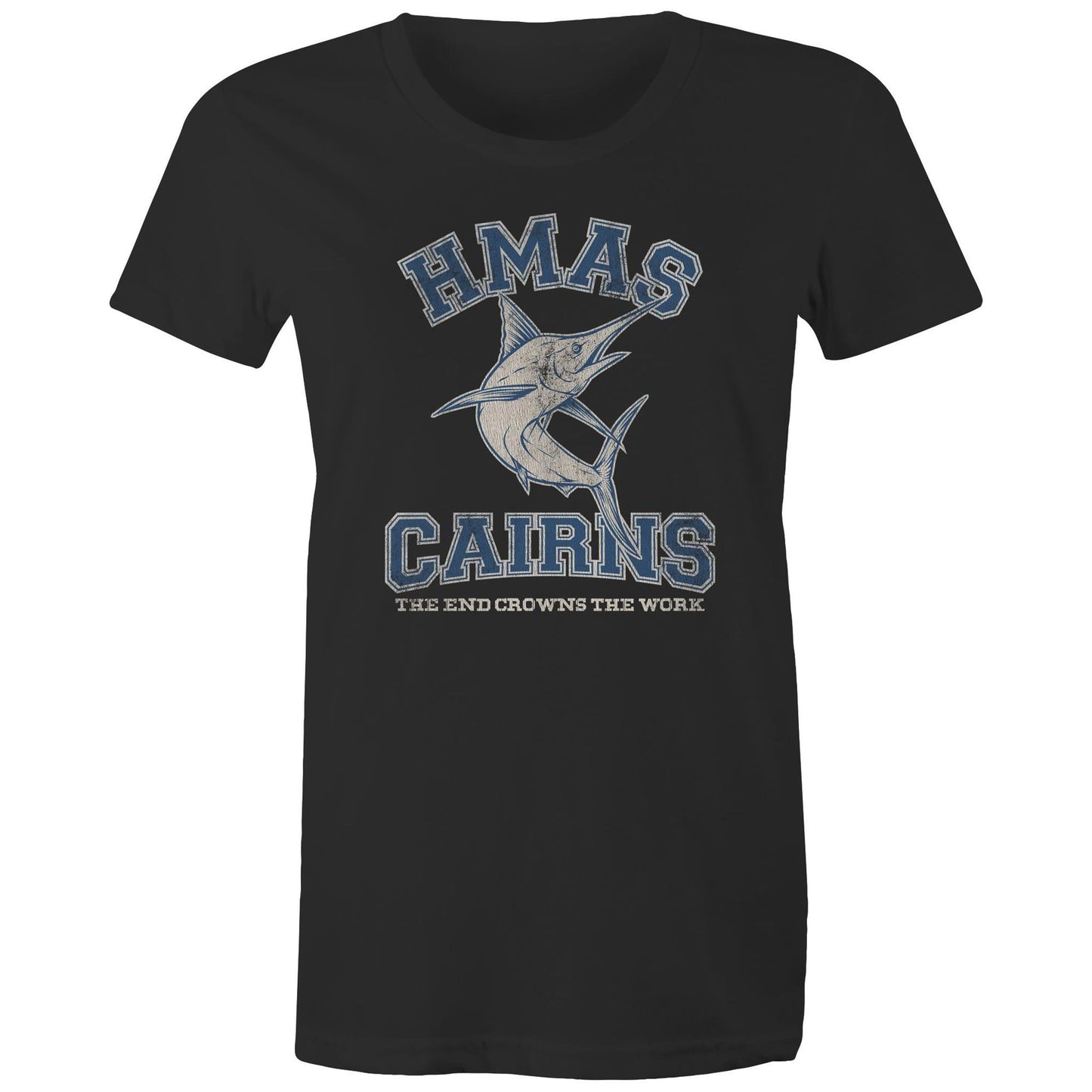 HMAS Cairns Women's T-shirt (style Alpha, colour)