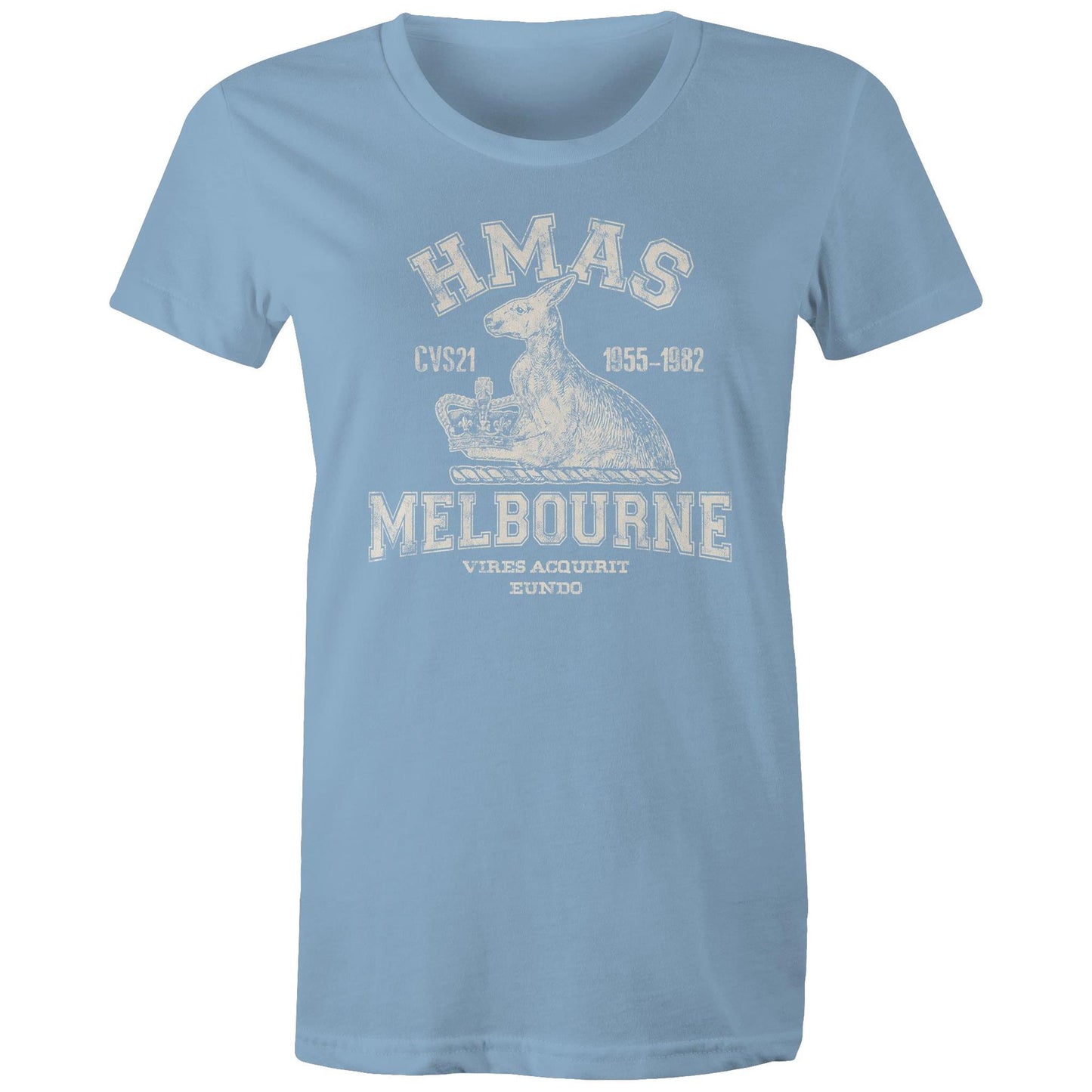 HMAS Melbourne (II) CVS21 Women's T-shirt (style Alpha, white)