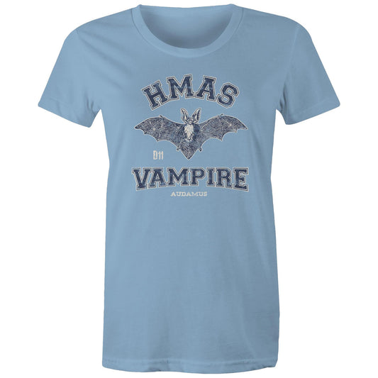 HMAS Vampire D11 Women's T-shirt (style Alpha, blue)