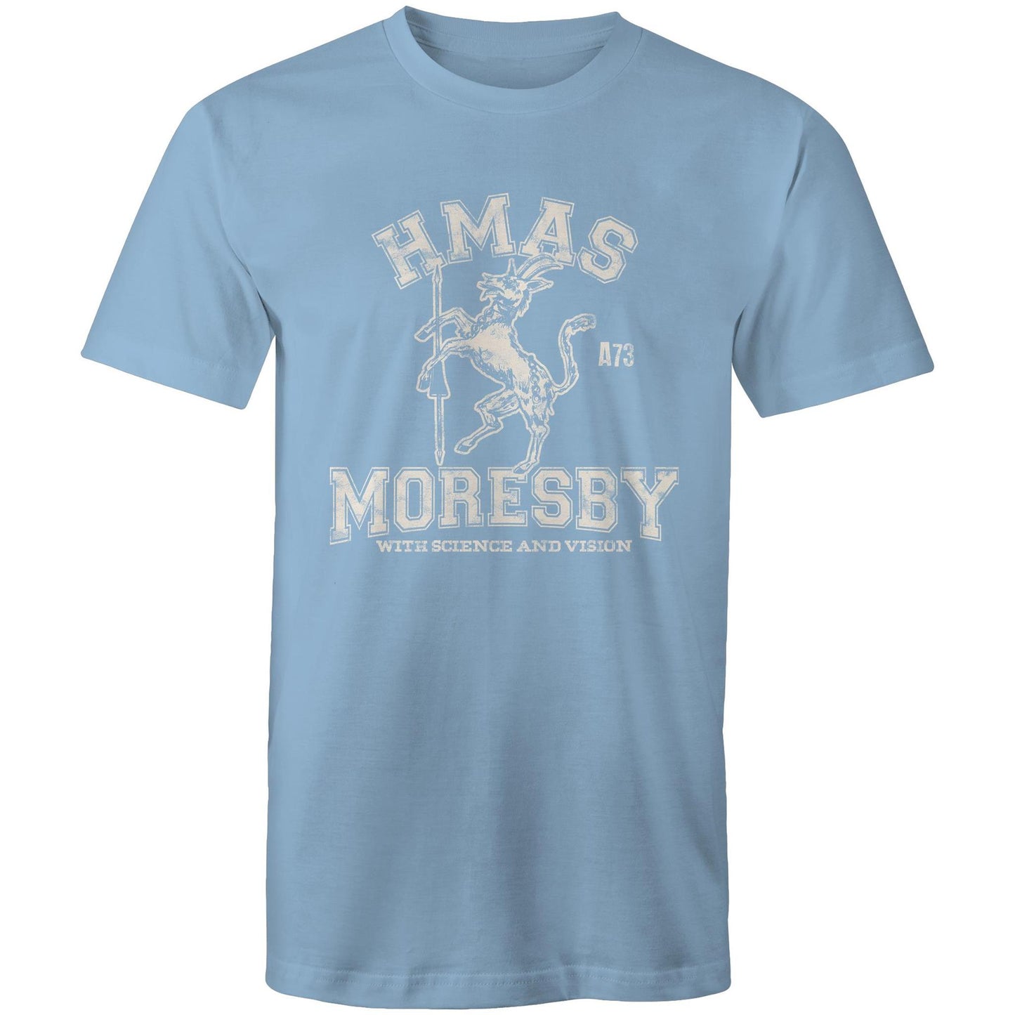 HMAS Moresby (II) A73 Men's T-shirt (style Alpha, white)